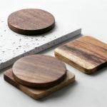Acacia Wood Coaster - Creative Nordic Style Tableware Durable Wooden Heat