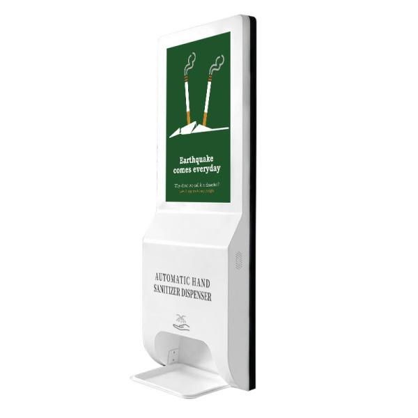 Buy cheap 21.5" 1920*1080 Advertising Kiosk Hand Sanitizer Dispenser from wholesalers