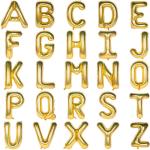 Gold Helium Foil Mylar Alphabet Letter Balloons for Wedding Birthday Party