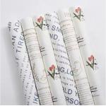 Ins Style Tulip Wrapping Paper for Flower Bouquet 58*58cm 50g Gift Packaging