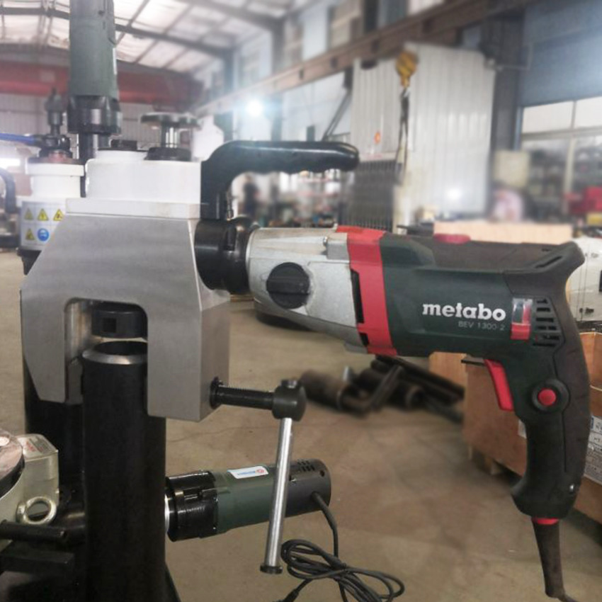Outer Clamp Electric Pipe Beveling Machine Chamfering Automatic Feed