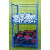 Buy cheap collapsible heavy-duty rigid mesh box wire cage metal bin storage container from wholesalers