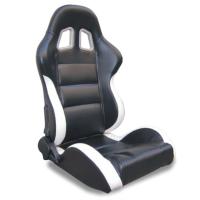 Buy cheap Black and white Sport Racing Seats with harness / classic sports car seats product