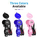 5V 2.5A Handlebar Usb Charger , Quick Usb Charger For Motorcycle