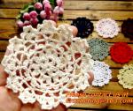 Cotton Vintage Doily Patterns Colored Crochet Doilies Placemats for Wedding