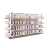 Buy cheap Metal And Wood Double Sided Supermarket Gondola Shelf BSCI SGS from wholesalers