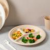 Buy cheap Round Biodegradable Bagasse Plate 3 Grid from wholesalers