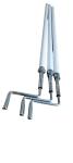 Rocker White Metal Medical Crank Handle For Manual Hospital Bed