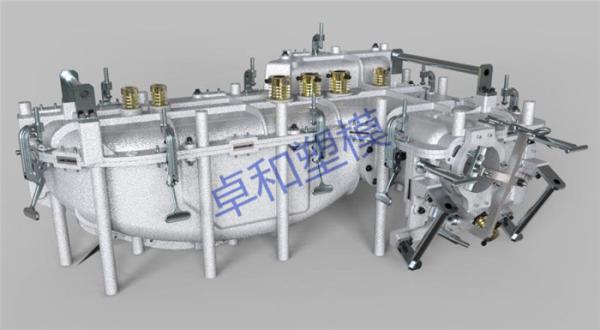Buy cheap Rotomolding Molds Full Framework Casting A356 Mould For 95L Fuel Tank from wholesalers