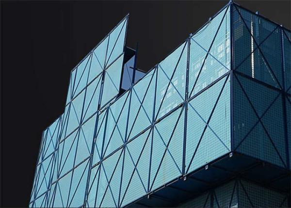 Buy cheap Galvanized Steel High Rise Safety Screens Systems 1X2m Powder Coated from wholesalers