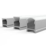 Buy cheap Magnet Lamps Aluminium LED Profile 14*18mm Extrusion Housing H Shape from wholesalers