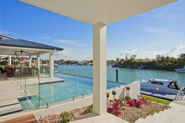 Buy cheap Australian Standard Toughened Glass panels Glass Pool Fencing 10mm with Polished Edges from wholesalers