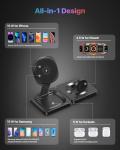 Multifunctional Intelligent Wireless Magnetic Phone Charger 15W For IWatch And