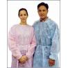Buy cheap Non Woven Disposable Isolation Gowns 20-60G Protective Wear Blue / Yellow / White Color from wholesalers