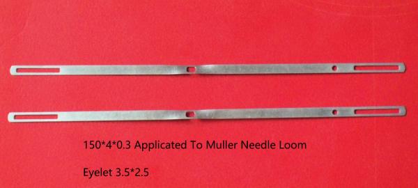 Buy cheap 150x4x0.3mm Simplex Duplex Wire Heald Jacob Muller Needle Loom Spare Parts from wholesalers