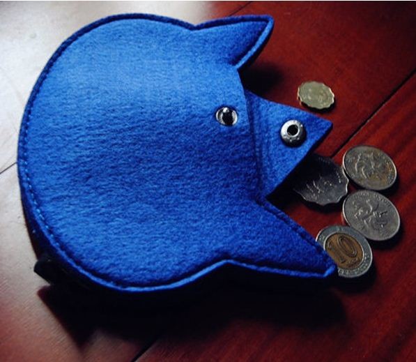 factory price high quality lovely felt coin wallet/coin purse