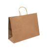 Buy cheap Big Size Bolsas De Navidad Papel Brown Kraft Handle Paper Bags For Packaging from wholesalers
