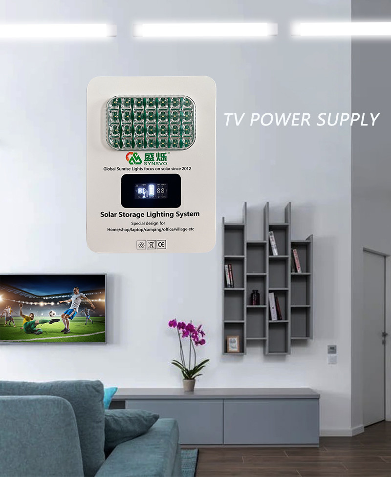 IP65 40W/60W 16V Solar Panel Energy System With Off On Grid Solar Inverter With Lithium Battery