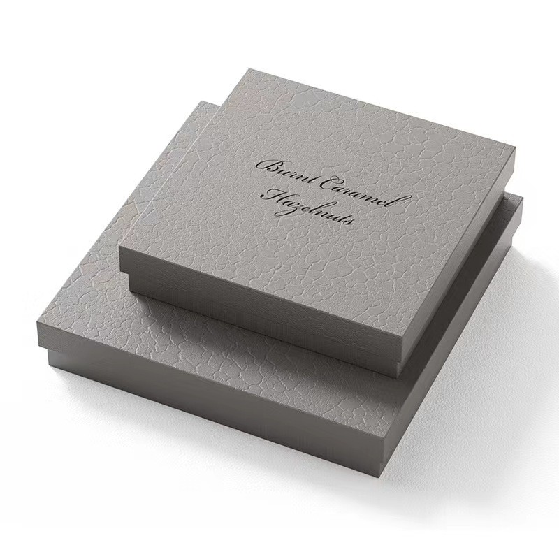 Factory Customized Empty Chocolate Food Packaging Boxes with Inserts CMYK/Pantone Printing Cardboard Rigid box