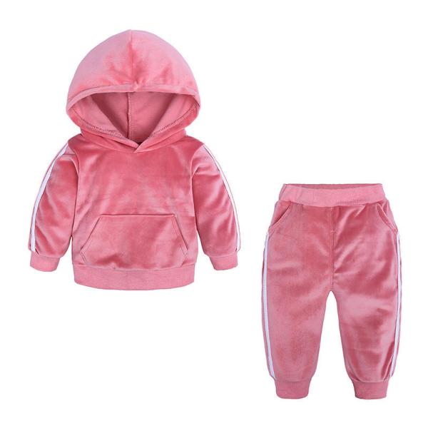 Buy cheap Sports Children'S Outfit Sets Leisure Gold Velvet Two Piece from wholesalers