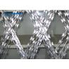 Buy cheap Welded Razor Barbed Wire Galvanized Stainless Steel Flatwrap Unique Shape from wholesalers