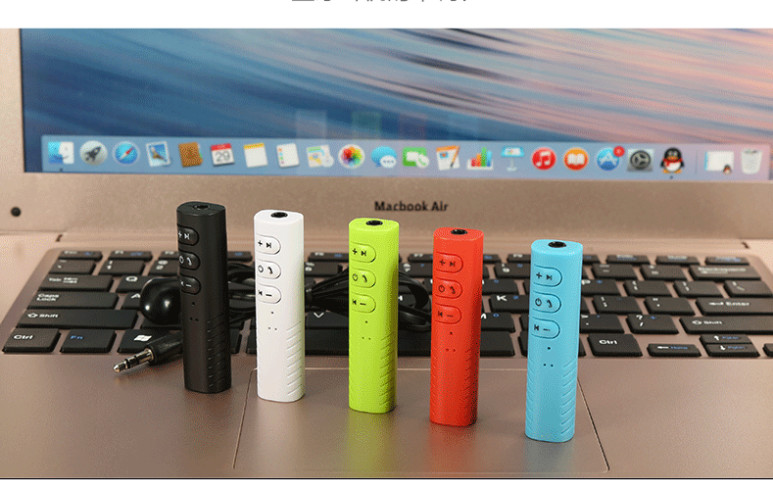 Newest car bluetooth receiver 3.5 mm DC handsfree calling aux car kit speaker OEM order welcomed for iPhoneX 7plus