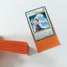 Buy cheap YUGIOH / Vanguard Orange Color Card Sleeves 62X89mm Small Size Cards from wholesalers