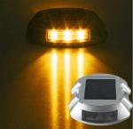 IP68 Solar Aluminum Driveway Road Studs , Reflective Cat Eyes Led Lend Lights