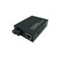 Buy cheap Black color RJ-45 SC Fiber Optic Ethernet Media Converter Apply to the Campus Broadband Network from wholesalers