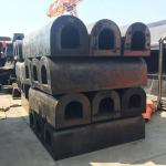 PIANC Standard D Type Fenders Natural Rubber Dock Buffers Bumpers