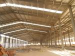 Clear span fabricated steel barn prefab metal hall