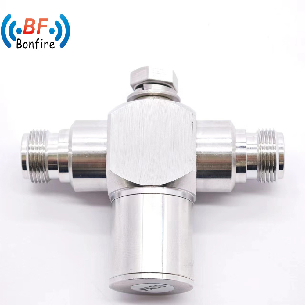 DC-6000MHz RF Arrester Coaxial Lightning Surge Arrester Nm to NF
