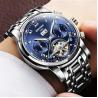 Buy cheap KINYUED Distinctive Style Tourbillon Automatic Movement Watches Waterproof Luminous Business OEM Wristwatches from wholesalers