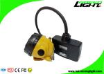 IP68 15000 Lux Mining Cap Lights 6800mAh Panasonic Battery For Underground Mine