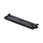 1.27mm Pitch Black IDC Connector 10 Pin - 100 Pin Female Socket Flat Cable FC