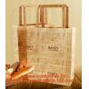Buy cheap paper wine bag, paper gift bags with handles, Glitter gift bags, Emboss printed logo paper bags, White kraft paper bags from wholesalers
