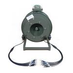 ArmyGreen Tactical Ofc Cable Spiral Armored Military Tactical Fiber Optic Cable