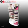 Buy cheap Custom Eye-catching Plastic Floor Displays for cosmetic from wholesalers