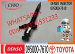 New Diesel Common Rail Injector 095000-6110 095000-6900 095000-7600 095000-7610