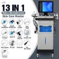 Buy cheap Dermabrasion Hydrafacial Beauty Machine Skin Care Cleaning 250VA With 13 Handles product