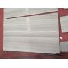 Buy cheap White grey wooden grain natural marble tile and slab from wholesalers