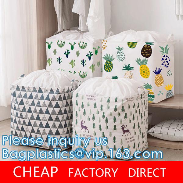 Buy cheap Laundry Baskets with Easy Carry Handles, Hamper, Folding Washing Bins, Family Laundry Room Bathroom from wholesalers