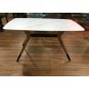 Buy cheap Non Slip 130*80*76cm Wrought Iron Marble Table from wholesalers