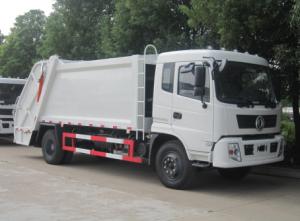 Buy cheap Used Diesel Trucks 8 Meters Long 10m³ Loading Capacity Dongfeng Refuse Compactor RHD from wholesalers