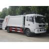 Buy cheap Used Diesel Trucks 8 Meters Long 10m³ Loading Capacity Dongfeng Refuse Compactor RHD from wholesalers