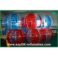 Buy cheap Inflatable Lawn Games Transparent PVC / TPU Inflatable Soccer Bubble Human Ball For Adult / Kid product