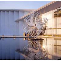 Buy cheap Stainless Steel Cube Twisted Metal Sculpture Decorative Art Outdoor product