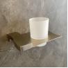 Buy cheap 0.46kg Bathroom Tumbler Holders Single Toothbrush Holder Satin Brushed from wholesalers
