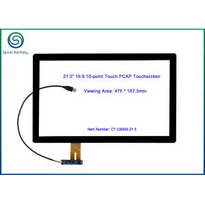 China Custom USB Touch Screen For PC With 3mm Front Glass / Industrial Touch Panel on sale