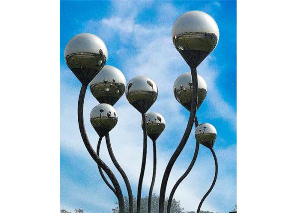 Buy cheap 300cm High Modern Stainless Steel Landscape Art Sculpture from wholesalers